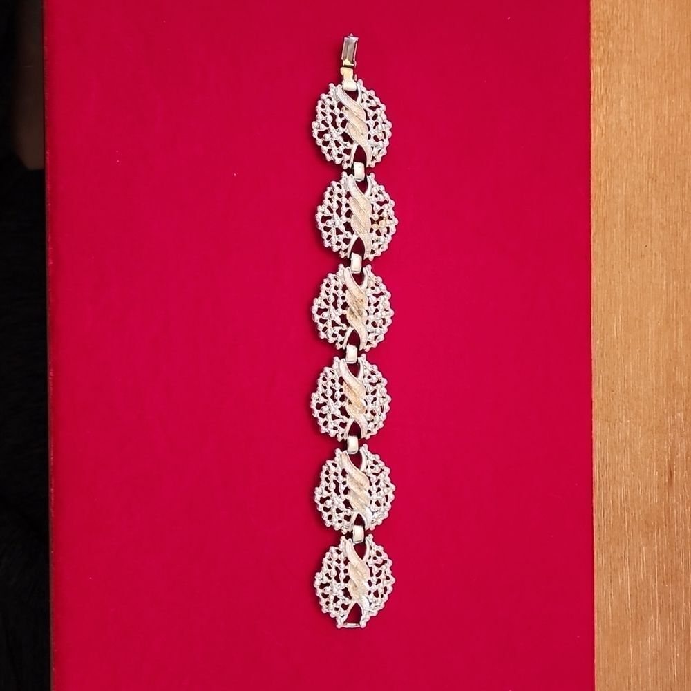 Vintage Signed Emmons Silver Plated Bracelet